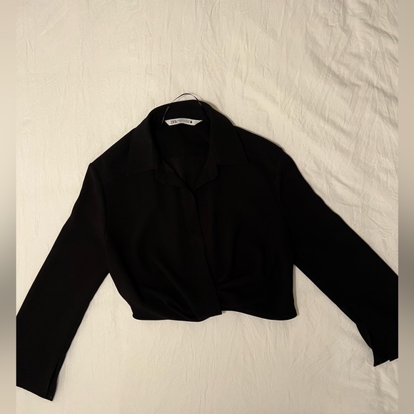 Zara Cropped Blouse - Picture 4 of 6